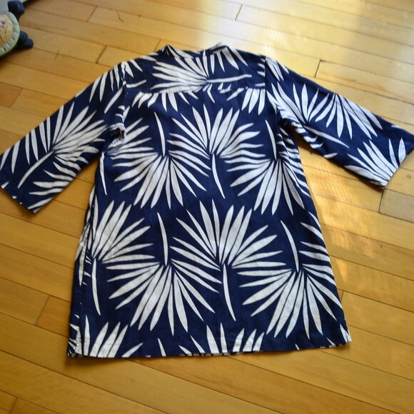 Boden Evangeline Linen Tunic Dress Size 12R - Picture 10 of 12